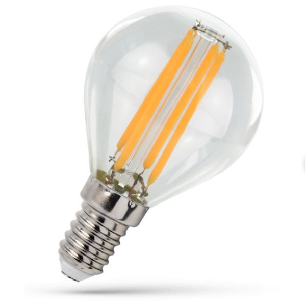 LED Birne E14, 6W, 900lm, neutralweiß Filament
