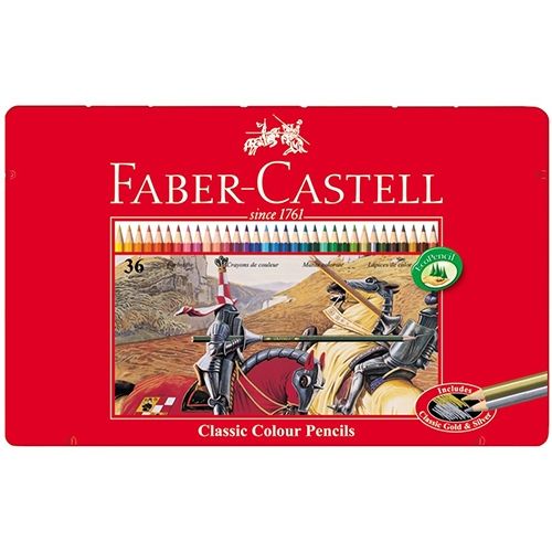 Faber-Castell Buntstifte Castle, 36er Set im Metalletui