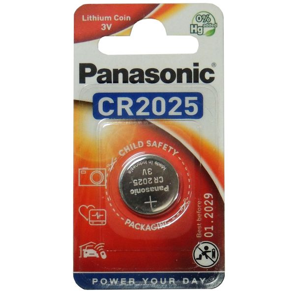 Panasonic Knopfzelle Lithium, CR-2025