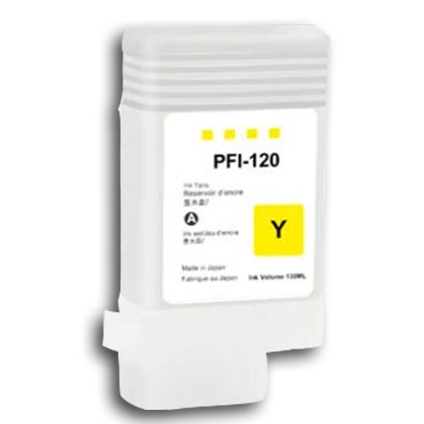 Tintenpatrone kompatibel zu Canon PFI-120 Y, yellow