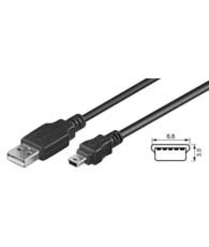 USB-Mini-Kabel, 3m Länge