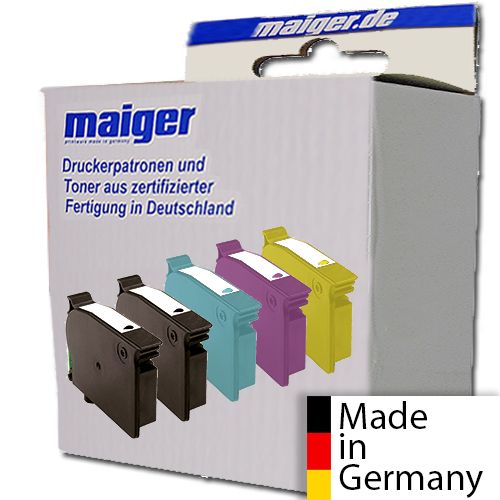 Maiger.de Premium-Combipack (2x schwarz), ersetzt Epson T1631 - T1634