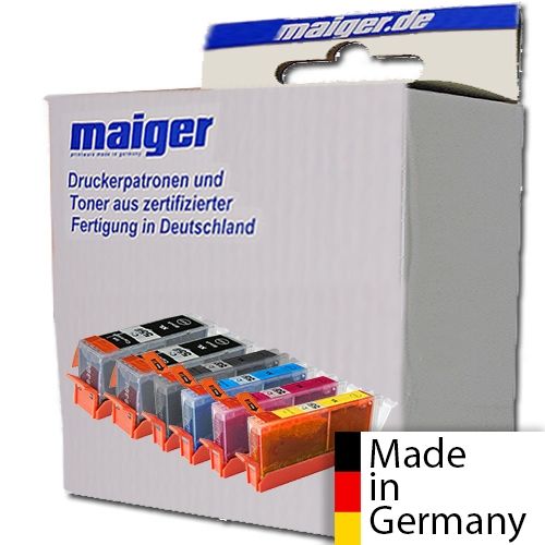 Maiger.de Premium-Combipack (2 x schwarz), ersetzt Canon Nr. 550