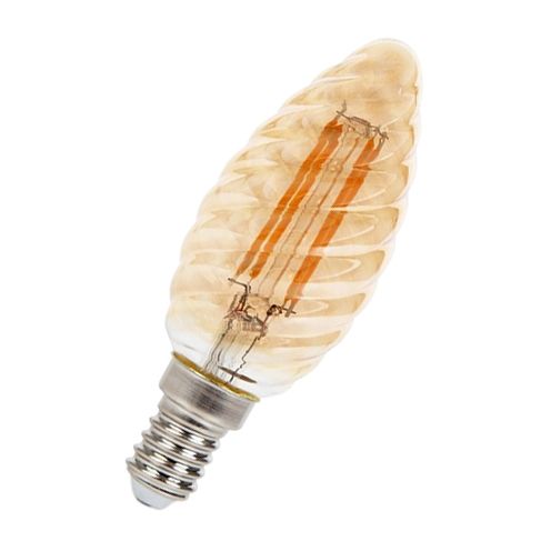 LED Kerze E14, 4W, komfort-warm Filament Twist