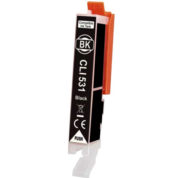 Tintenpatrone kompatibel zu CLI-531 BK, fotoschwarz