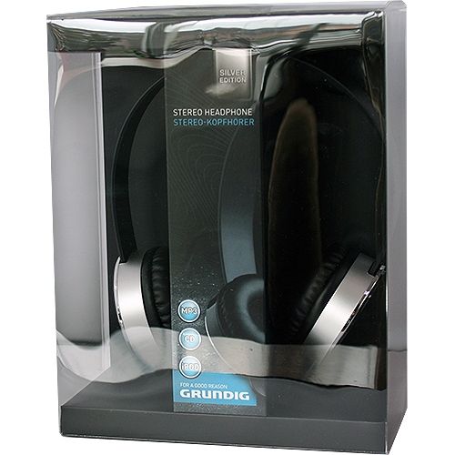 Grundig Stereo-Kopfhörer, Silver Edition, silver