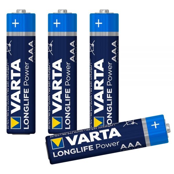 Micro-Batterien, 4 Stück, Varta LongLife Power, AAA 1,5V