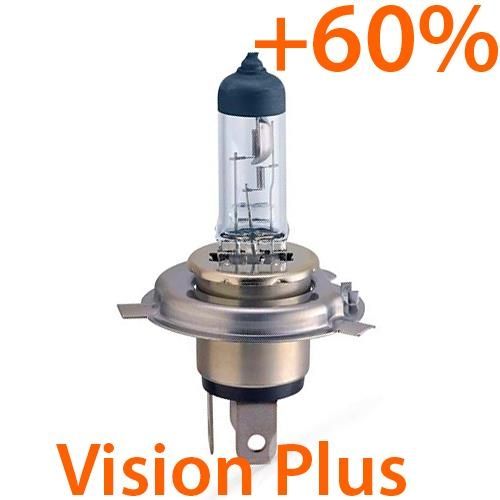 Kfz Autolampe H4, Philips VisionPlus (+60%)