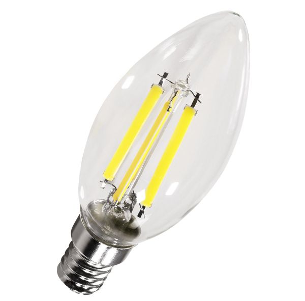 LED Filament E14 Kerzenlampe 6W 1055lm 230V warmweiß