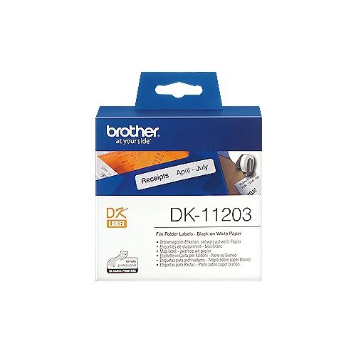 brother DK-11203, DK-Label, 17 mm x 87 mm, 300 St.